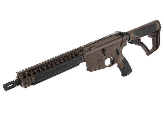 The Daniel defense MK 18 AR 15 is a civilian version of the full automatic SOCOM rifle